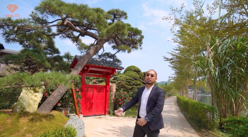 Khám phá biệt thự bạc tỷ 3.000m2 của sếp FPT: Vườn cổ thụ trăm tuổi chưa choáng bằng BST đá ngọc rải từ vườn vào nhà