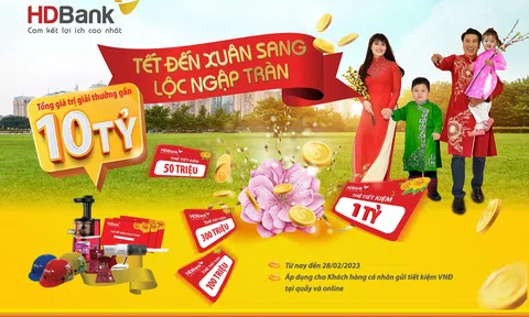 HDBank khởi động chương trình ‘tìm tỷ phú’ đầu tiên của năm 2023