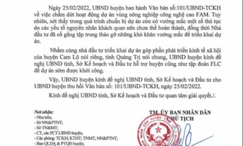 Vừa đề nghị thu hồi dự án nông nghiệp 371 tỷ đồng của FLC, 5 ngày sau lãnh đạo huyện lại bất ngờ "quay xe" hỗ trợ nhiệt tình