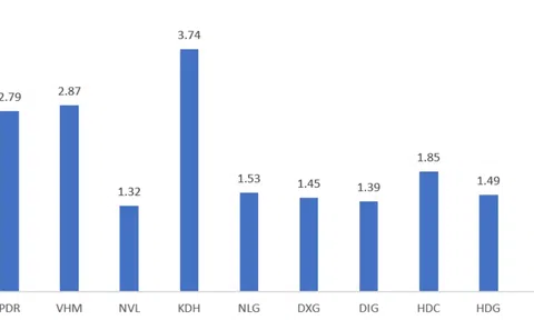 Nợ vay các doanh nghiệp bất động sản niêm yết hiện ra sao?