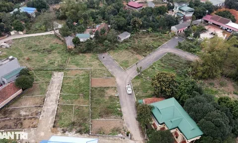 Cận cảnh hàng loạt khu đất phân lô bán nền tiền tỷ bỏ hoang ở ven đô