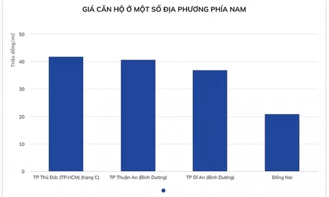 Giá căn hộ hạng C ở TP.HCM tiệm cận mốc 60 triệu đồng/m2