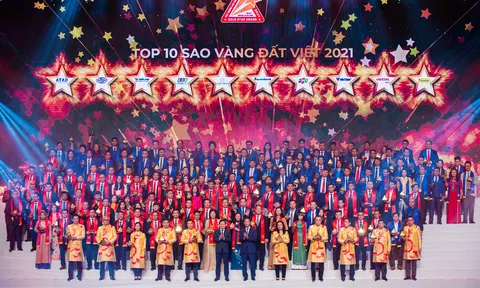 Tập đoàn Hưng Thịnh lần đầu tiên nhận giải thưởng Top 10 Sao Vàng đất Việt 2021