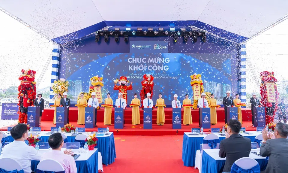 Khởi công Soul Center Vân Trung, mở chuẩn sống mới cho nhà ở xã hội Bắc Ninh